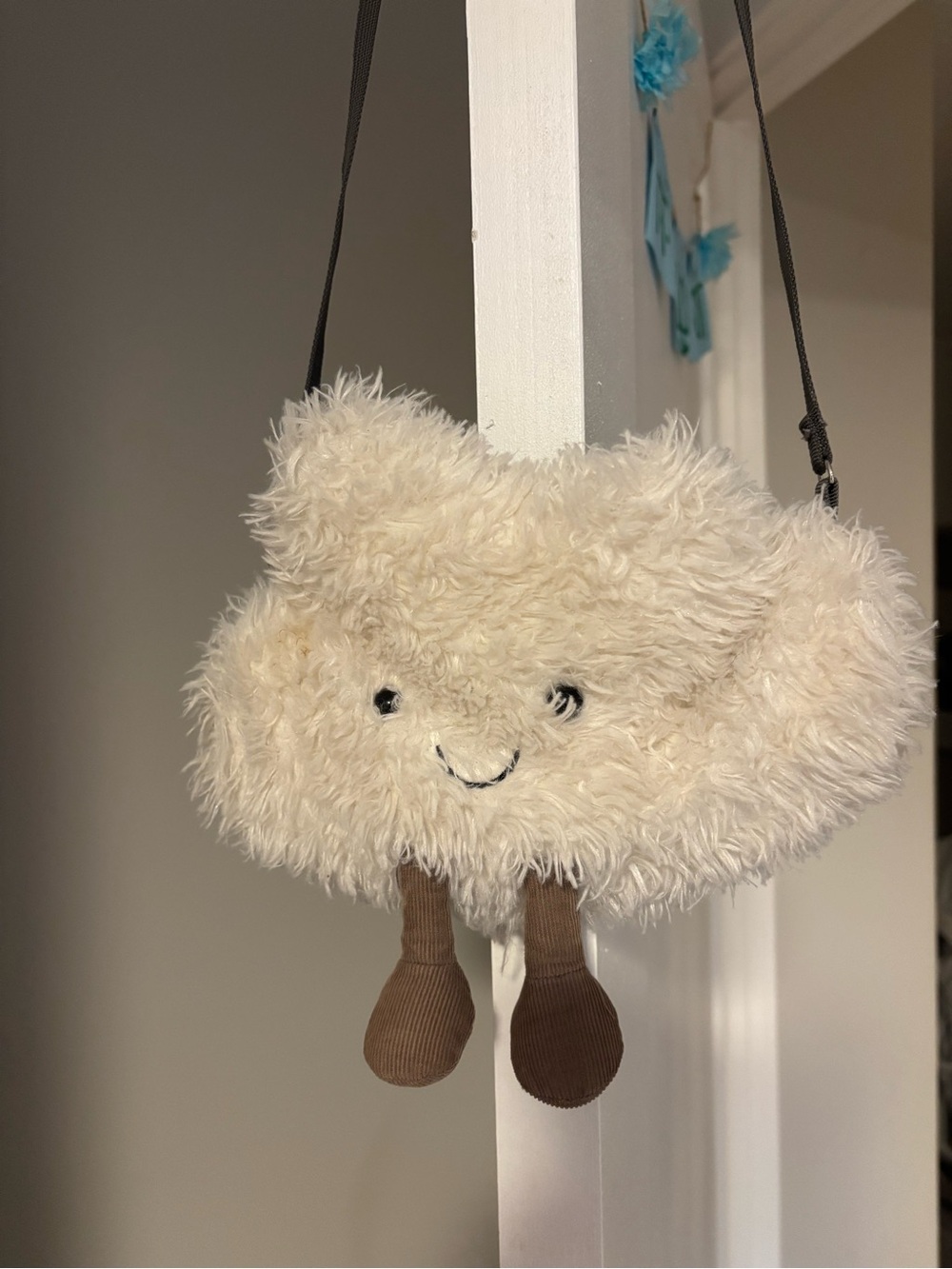 Jellycat amusable plush cloud purse bag